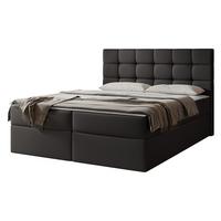 BOXBETT Luanda - H3 - Schwarz, Holzwerkstoff/Textil (160/200cm) - MIRJAN24