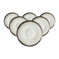 KOMBI-UNTERTASSEN Terra Corso ø 16,1 cm 6er Set - Beige/Grau, Keramik (16.1cm) - Seltmann Weiden