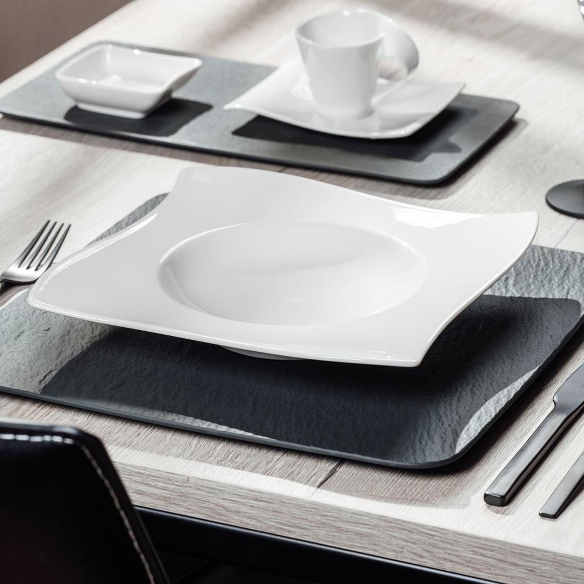 PASTATELLER NewWave weiß 28 x 28 cm 4er Set - Weiß, Keramik (1cm) - Villeroy & Boch