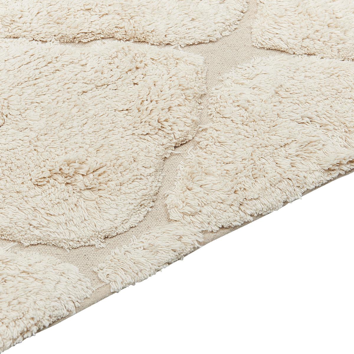 KURZFLOR-TEPPICH Silchar 230/160 cm - Beige, Textil (160/230cm) - Beliani