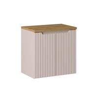 WASCHTISCHUNTERSCHRANK 60cm Riva Kaschmir - Beige, Holzwerkstoff (60/57/40cm) - Petits-meubles