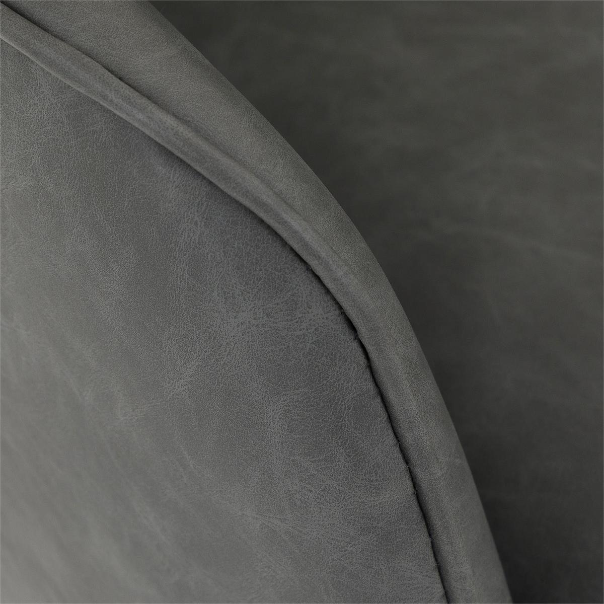 ESSZIMMERSTÜHLE ETTA 2er-Set grau - Grau, Textil (57/85/58cm) - IDIMEX