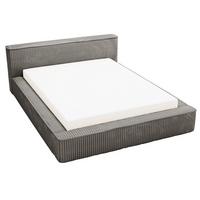 POLSTERBETT Lago 160x200 Dunkelgrau - Dunkelgrau, Textil (160/200cm) - Graingold