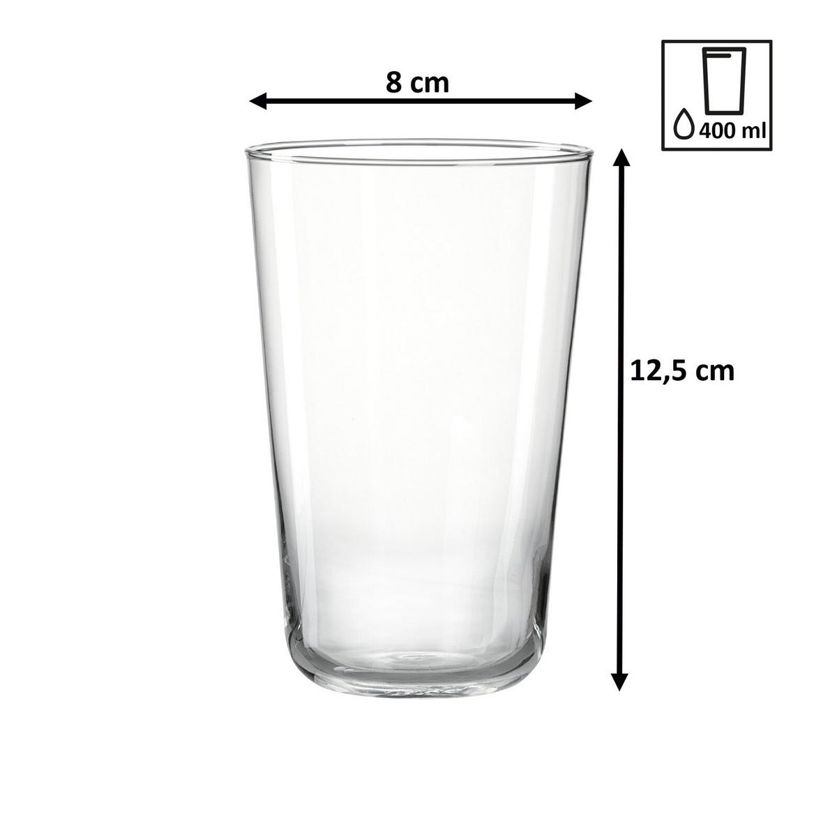 LONGDRINKBECHER Loa transparent 400 ml 6er Set - Transparent, Glas (0.4L) - Ritzenhoff Breker
