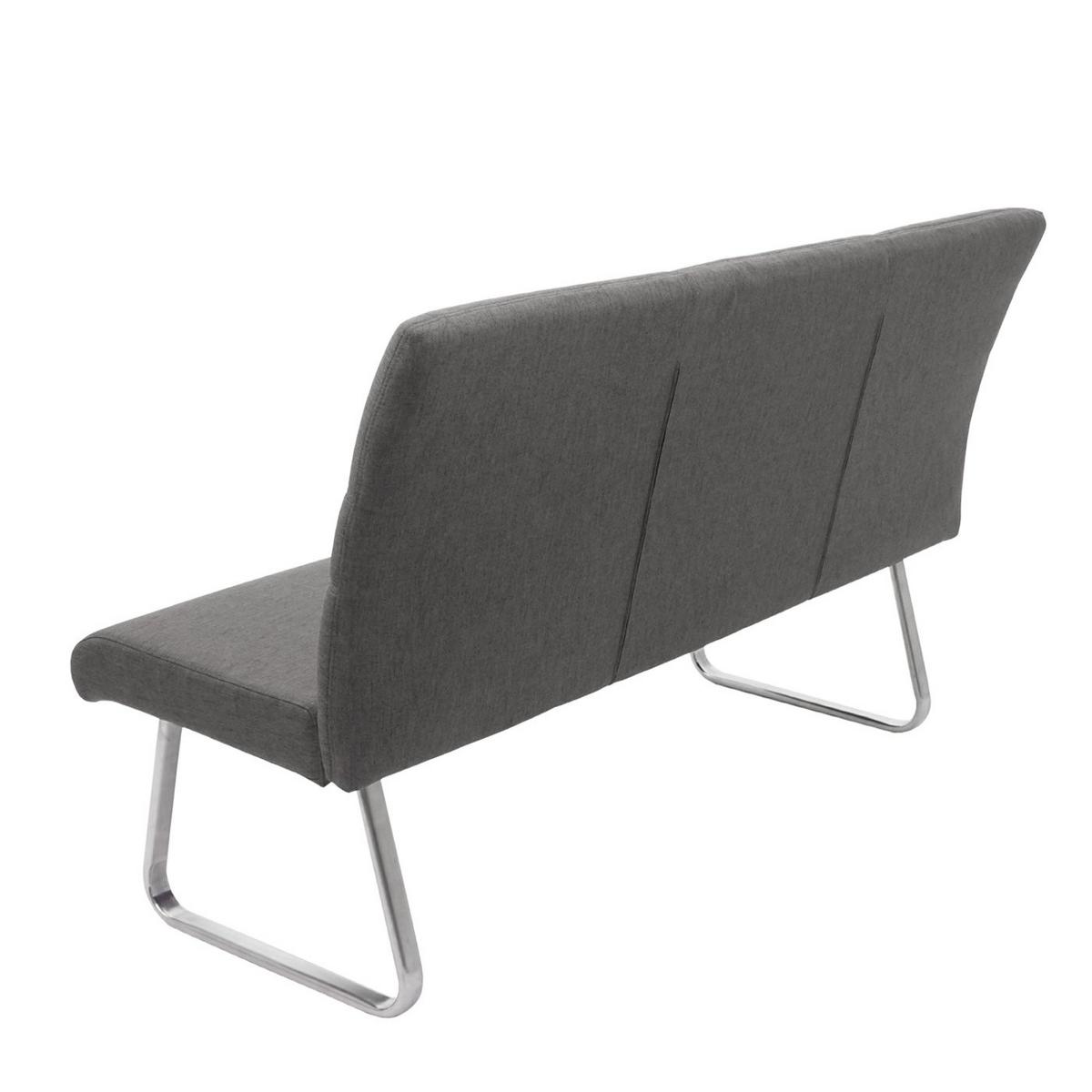 SITZBANK Grau - Graubraun/Grau, Textil (160/99/68cm) - MCW