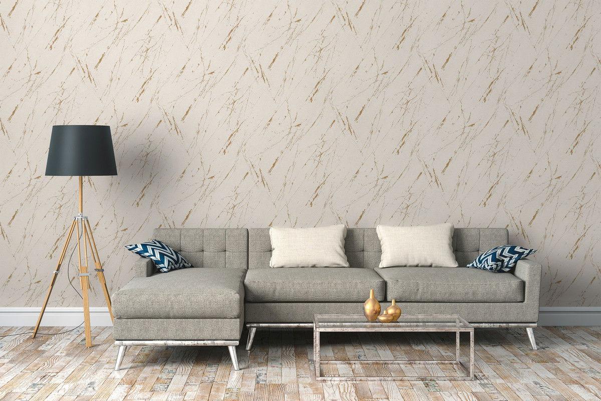 VLIESTAPETE Beige 53/1005 cm - Beige, Textil (53/1cm) - KUNSTLOFT