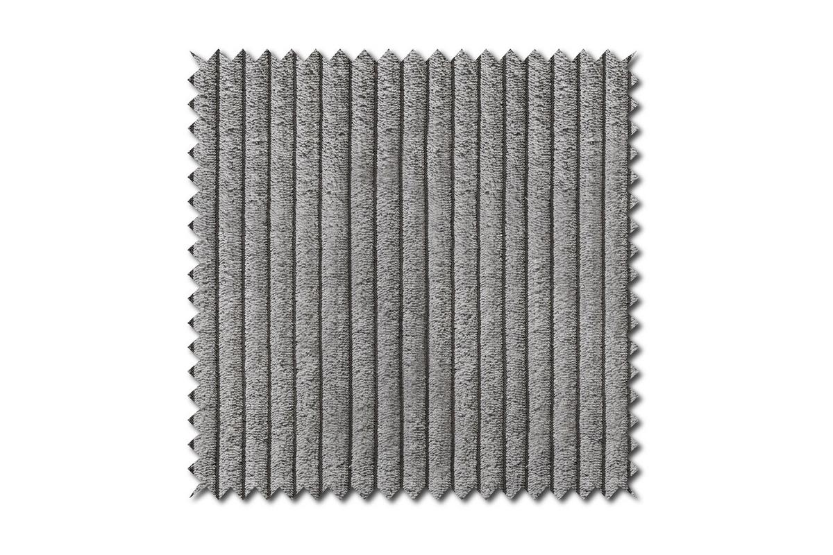 SESSEL CHARME Grau Cord - Schwarz/Grau, Textil/Metall (100/106/95cm) - KAWOLA