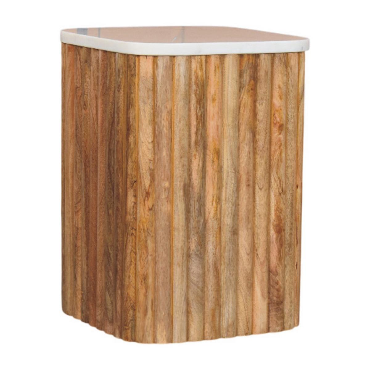 BEISTELLTISCH mit Amber-Eichen-Finish, Platz auf der Tischplatte, braun - Braun, Holz/Naturmaterialen (36/36/51cm) - Artisan Furniture