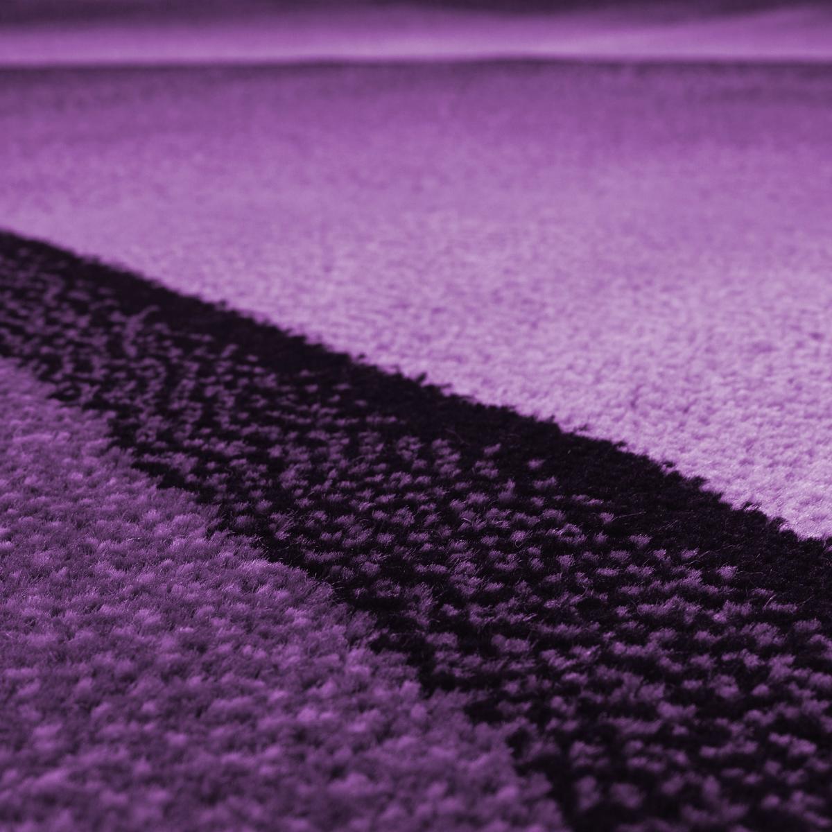 TEPPICH Kurzflor INN in Violett, mit Farbverlauf, 280 x 370 cm - Lila, Textil (370/280cm) - KADIMA DESIGN