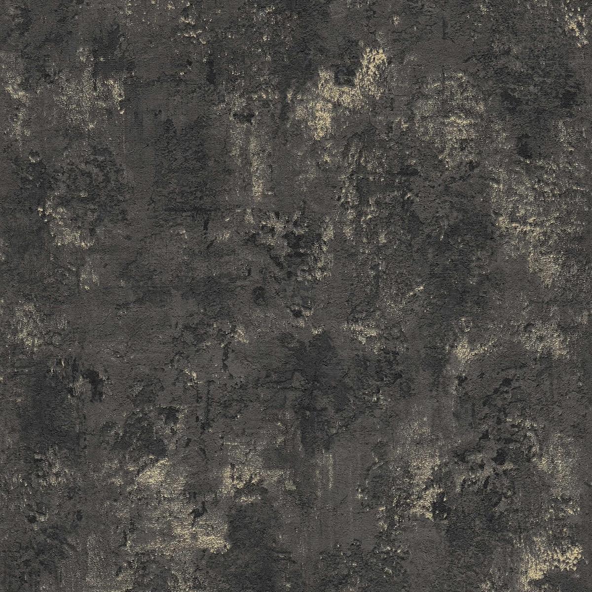VLIESTAPETE Schwarz 53/1005 cm - Schwarz, Textil (53/1cm) - KUNSTLOFT