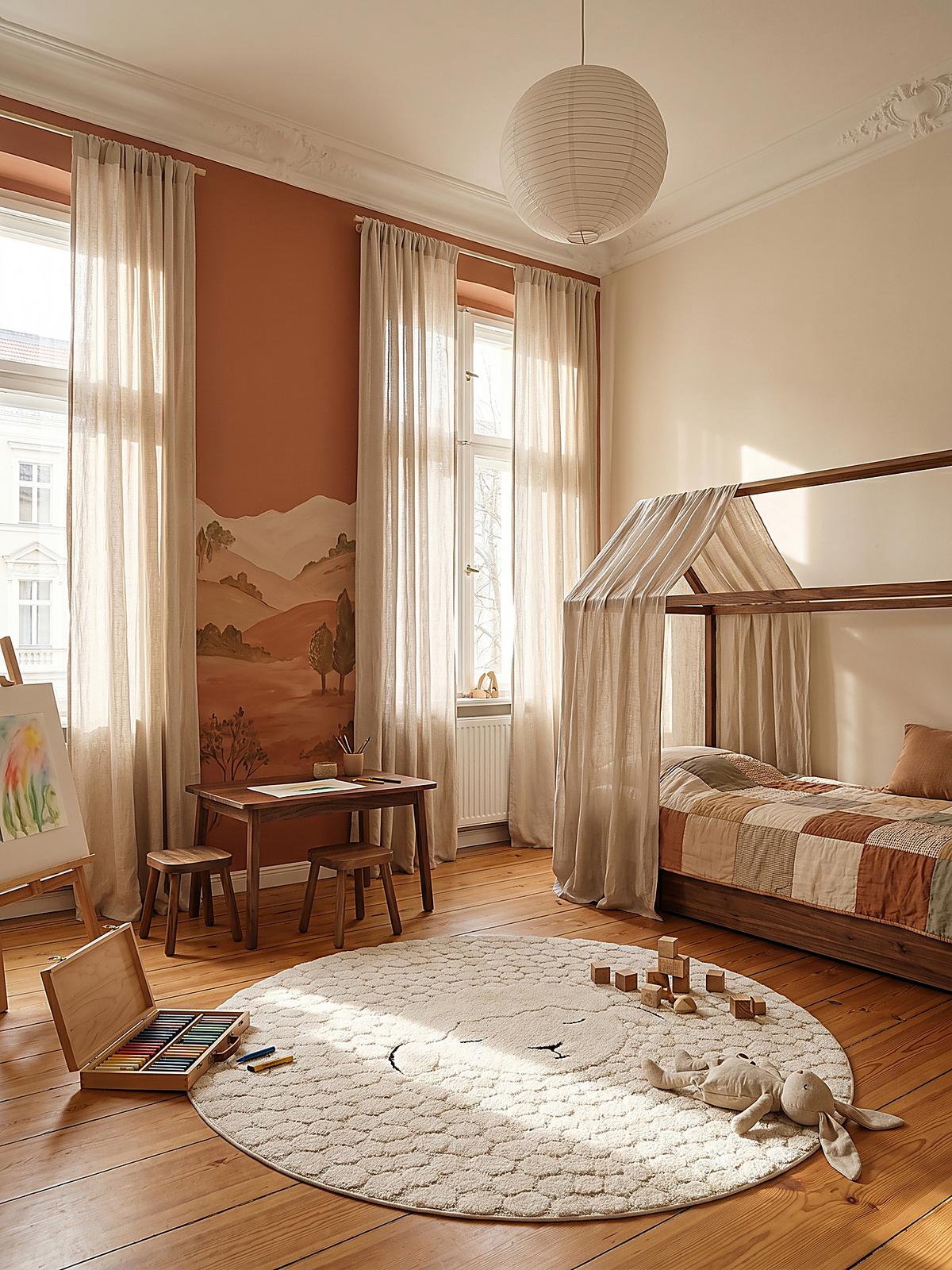 KINDERTEPPICH Kurzflor CANAZEI Polypropylen Creme 120 x 120 cm - Beige, Textil (120/120cm) - KADIMA DESIGN