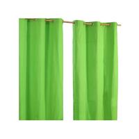 ÖSENVORHANG blickdicht 2er-Set, 117/137 cm - Limette, Textil (117/137cm) - Homescapes
