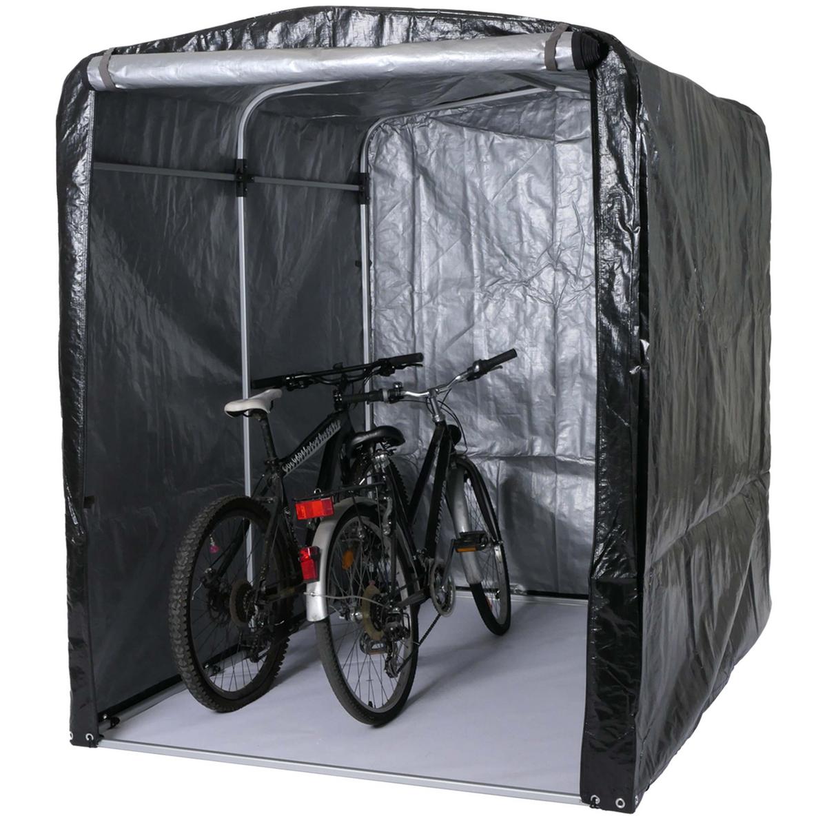FAHRRADGARAGE Anthrazit - Anthrazit, Metall (157/201/201cm) - MCW