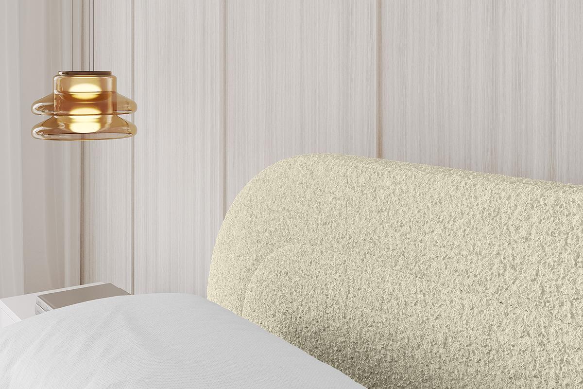 POLSTERBETT mit Bettkasten und Lattenrost, Bett mit Matratze H3/H4 - LERIS-v1 180x200 Beige - Taupe, Holzwerkstoff/Textil (180/200cm) - ALTDECOR