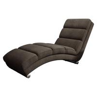 RELAXLIEGE Holiday - Chromfarben/Beige, Holz/Textil (62/84/180cm) - MIRJAN24