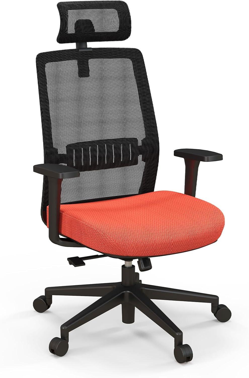 BÜROSTÜHL 126cm Schwarz - Schwarz, Metall (65/126/60cm) - COSTWAY
