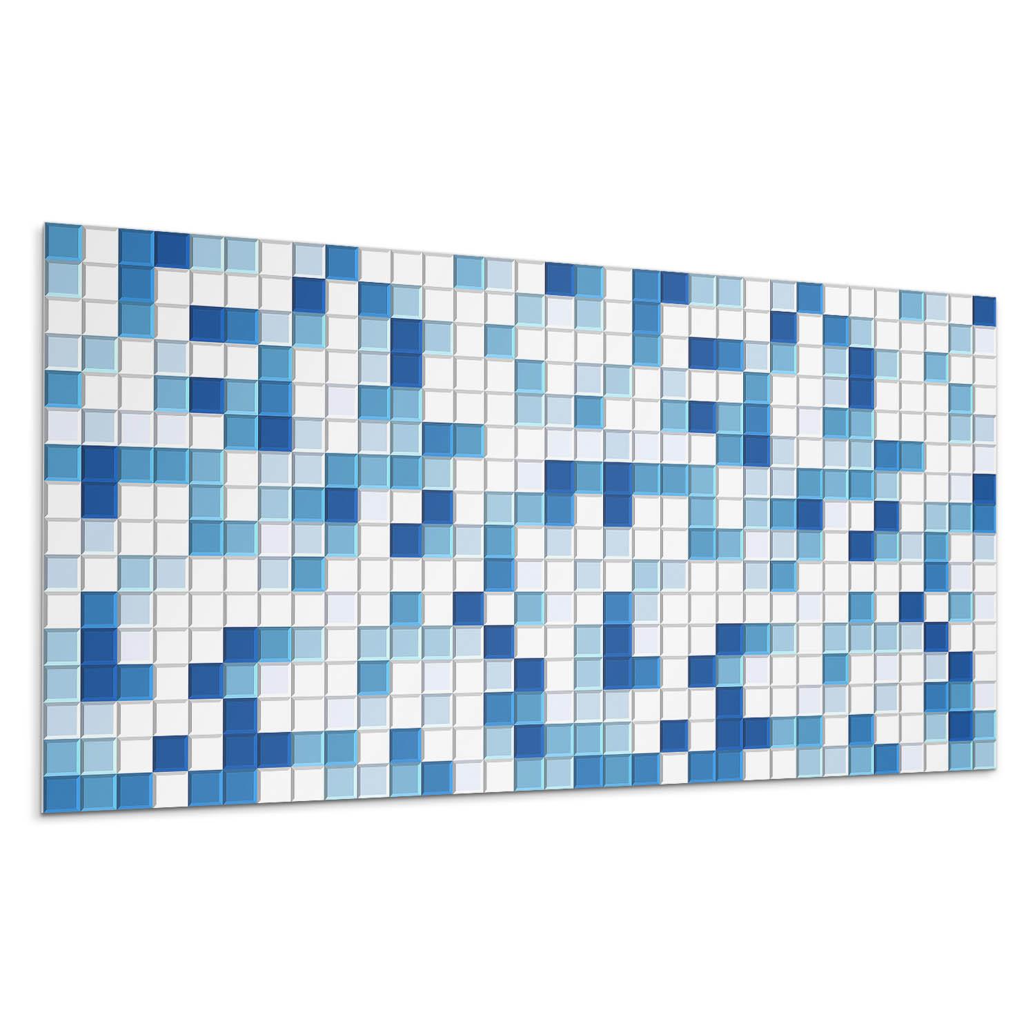 WANDPANEEL 6x 60x30 cm selbstklebend Dunevale - Hellblau, Kunststoff (30/1.6/60cm) - Wallfluent