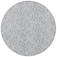 KONTURENSCHNITT HOCHFLOR TEPPICH FRIEDA RUND - Grau, Textil (160/160cm) - Snapstyle