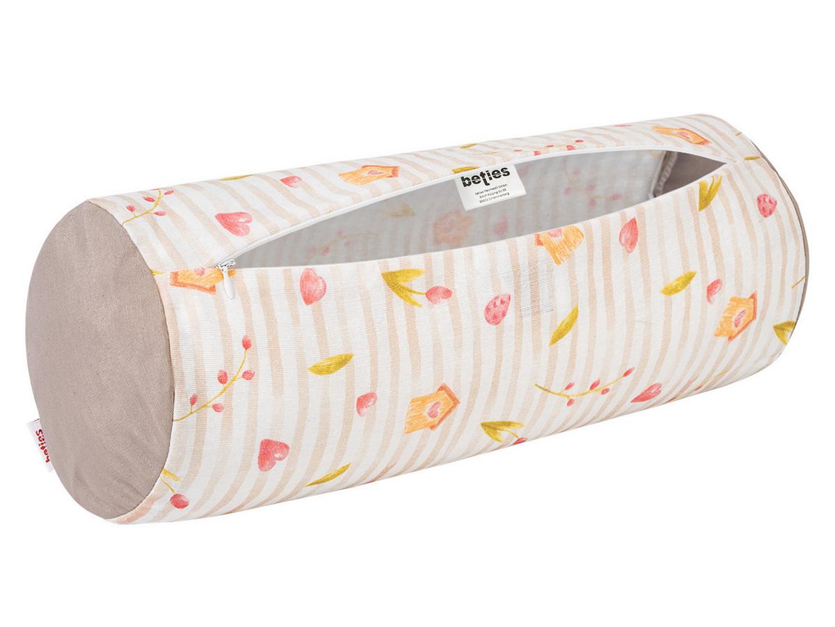 NACKENROLLENHÜLLE Piep 15/40 cm - Taupe/Beige, Textil (15/40cm) - beties Heimtextil