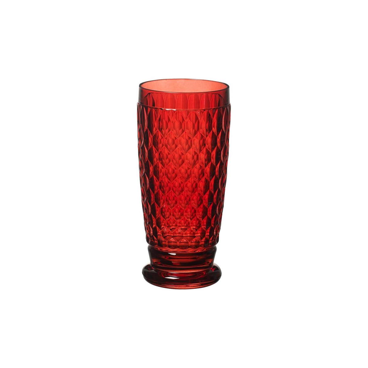 WEIN- & LONGDRINKGLÄSER Boston Coloured rot 12er Set - Rot, Glas - Villeroy & Boch