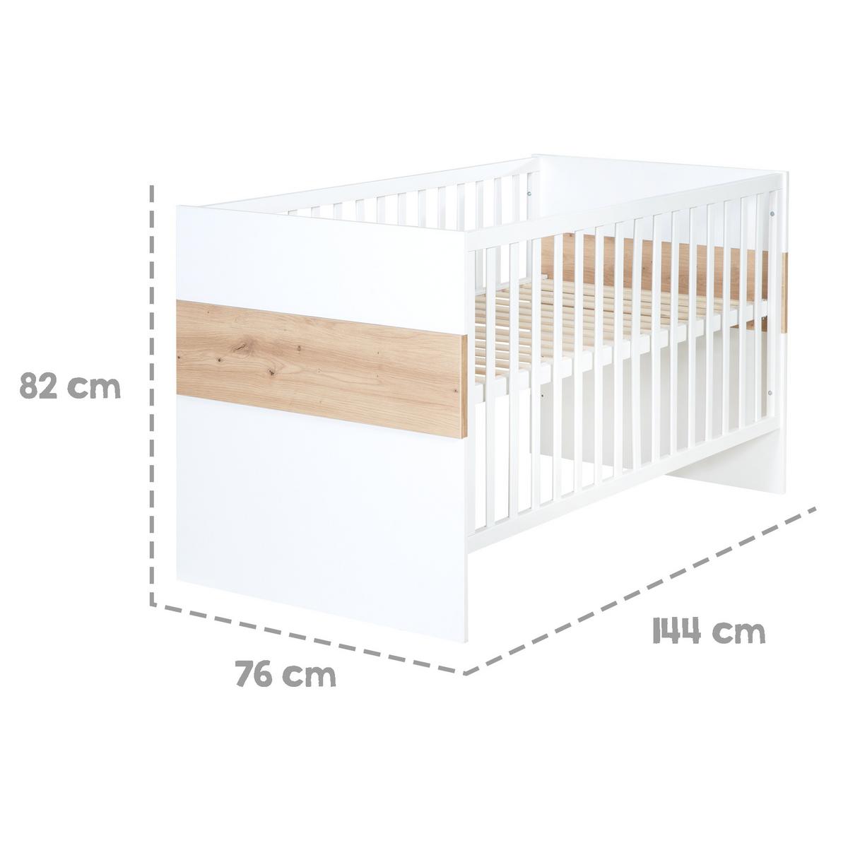 BABYZIMMER-SET Lion 3-teilig - Multicolor, Holzwerkstoff (76/82/144cm) - Roba