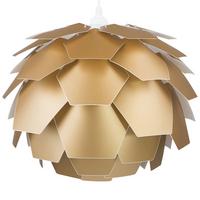 HÄNGELEUCHTE Segre Mini 40/40/30 cm - Goldfarben, Kunststoff (40/40/165cm) - Beliani