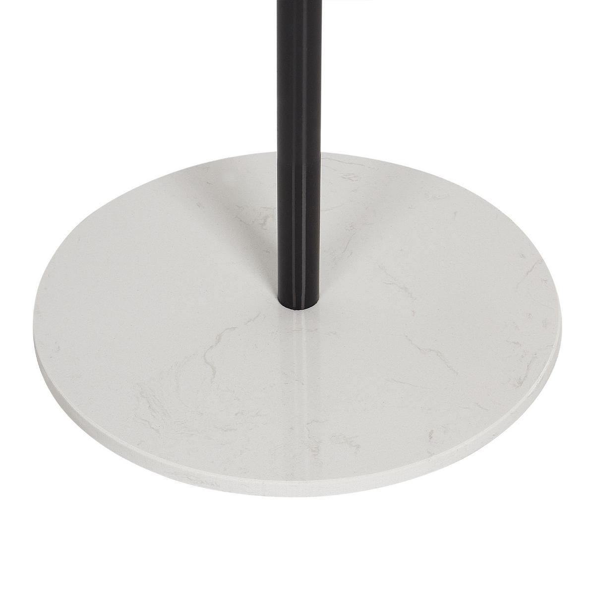 GARDEROBENSTÄNDER Metall schwarz/weiß 170 cm Notus - Schwarz/Weiß, Metall (32/170/32cm) - Beliani