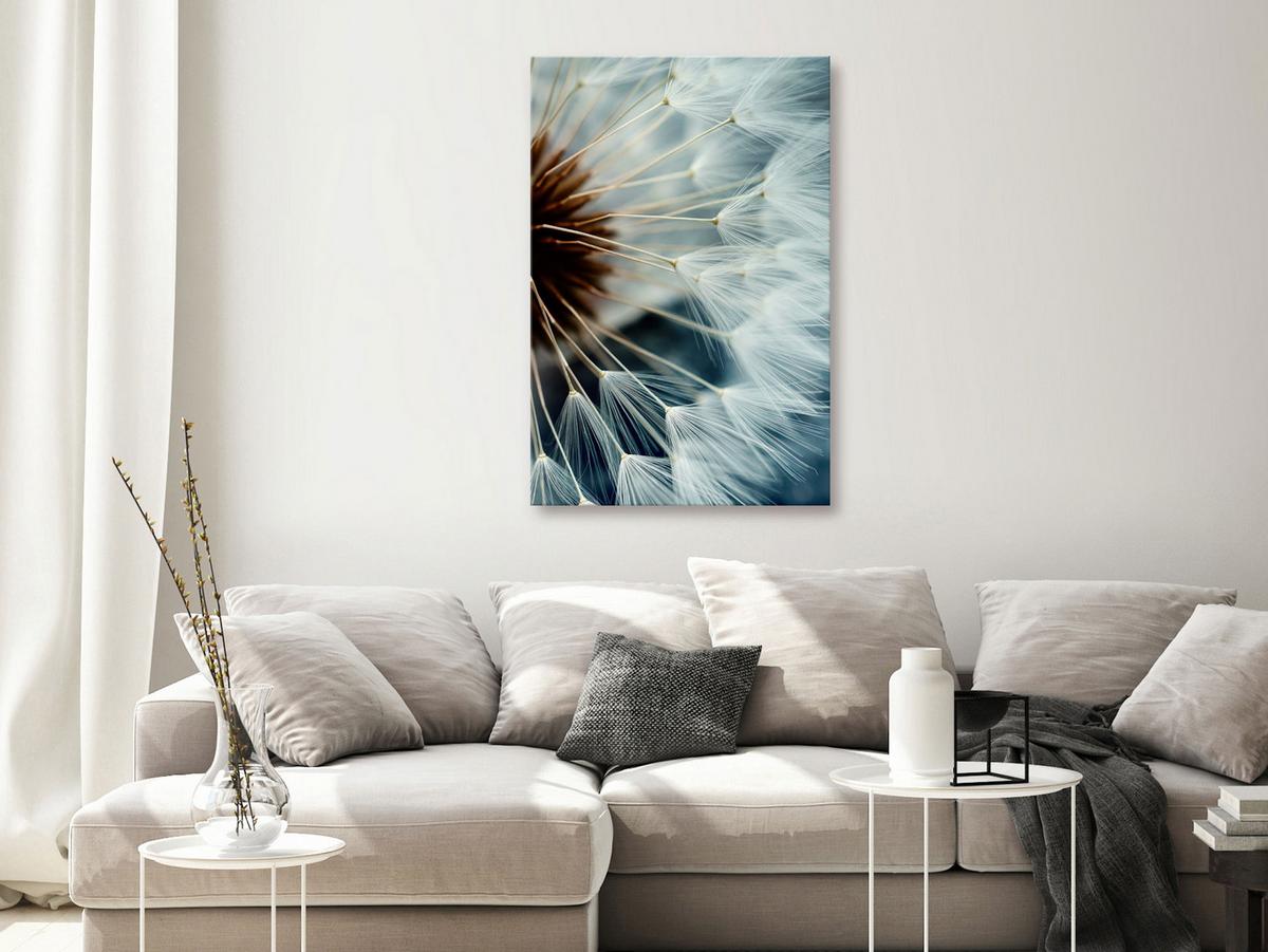 KUNSTDRUCK Blau 80/120 cm - Blau/Braun, Textil (80/120cm) - KUNSTLOFT
