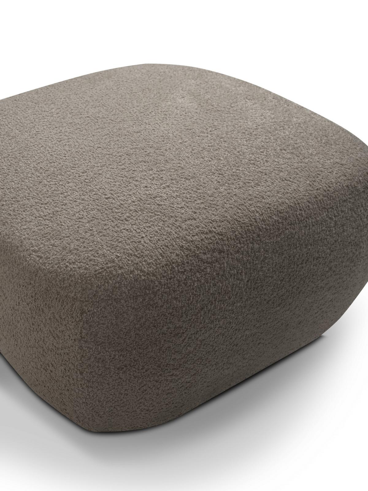 POLSTERHOCKER AMICO Modern Sitzhocker, Fußhocker Beige - Beige, Holzwerkstoff/Kunststoff (75/39/75cm) - MASSENO