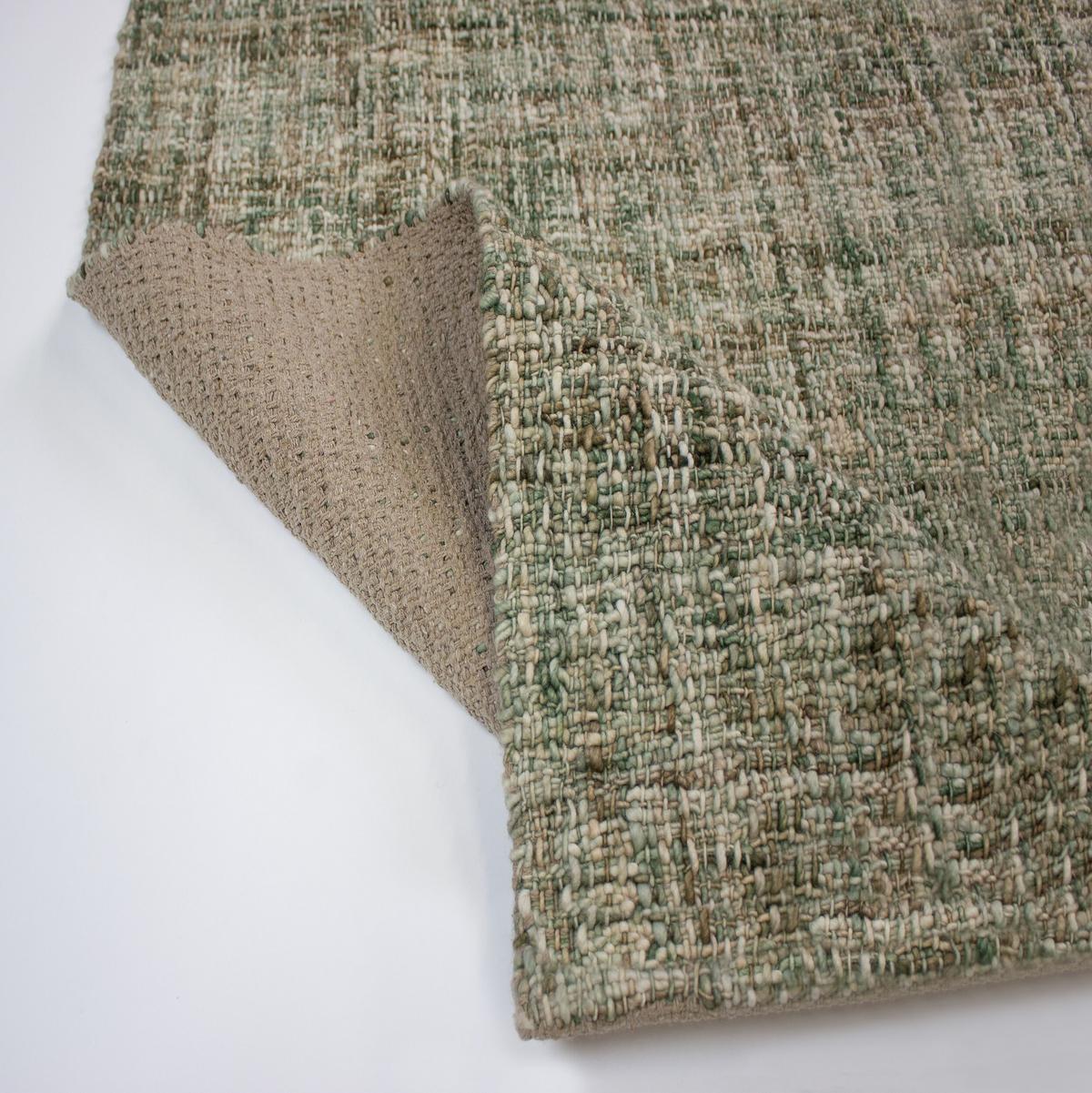 WOLLTEPPICH OTLEY, einfarbig, Grün, 200 x 290 cm - Grün, Textil (290/200cm) - KADIMA DESIGN
