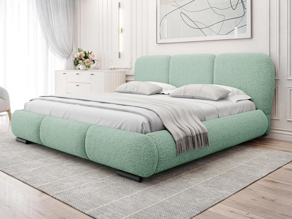 POLSTERBETT Rosa - Eichefarben/Schwarz, Holz/Textil (160/200cm) - MIRJAN24
