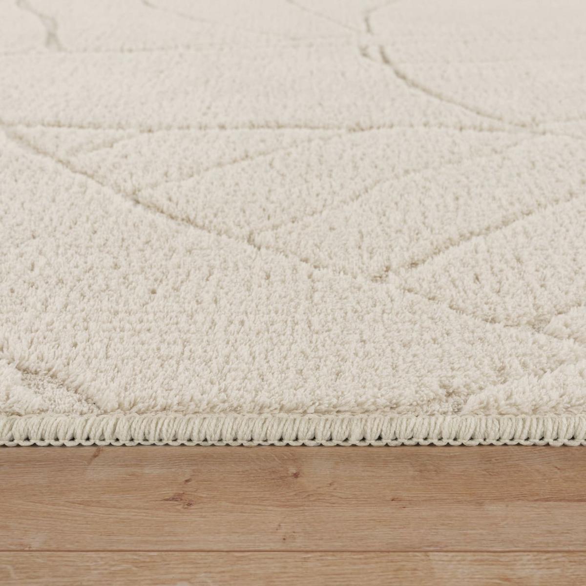 HOCHFLORTEPPICH Creme 160 x 220 cm - Creme, Kunststoff (160/220cm) - TT Home