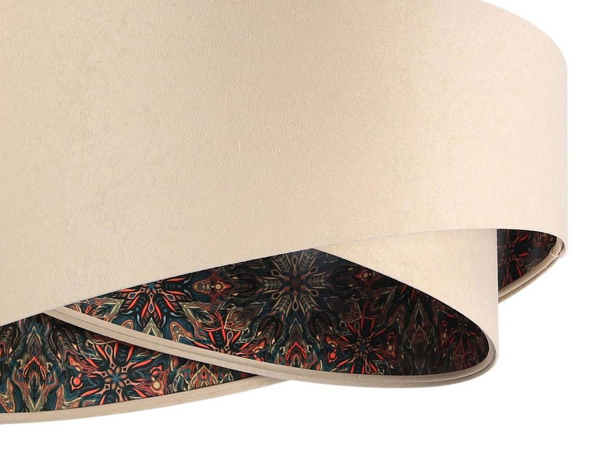 HÄNGELEUCHTE Bunt 50/23 cm - Beige, Kunststoff (50/1.3/23cm) - ONZENO