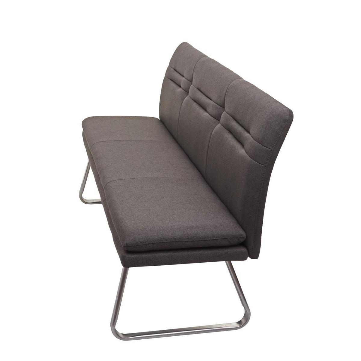 ESSZIMMER-SET Grau, Braun 5er-Set - Braun/Grau, Textil (160/92/58cm) - MCW