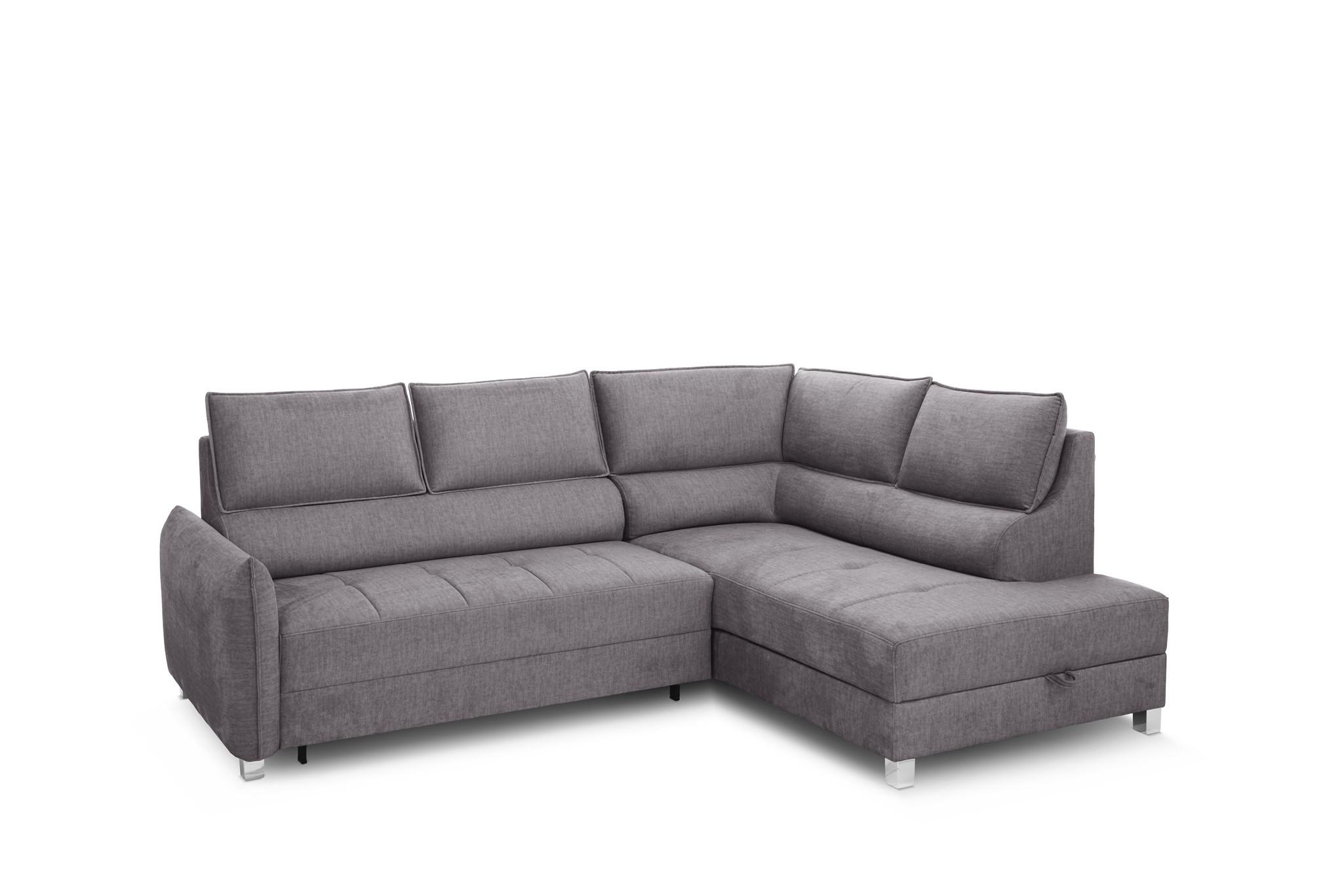 ECKSOFA Marno In Chill Me - Grau, Holzwerkstoff/Textil (260/200cm) - Fun Möbel