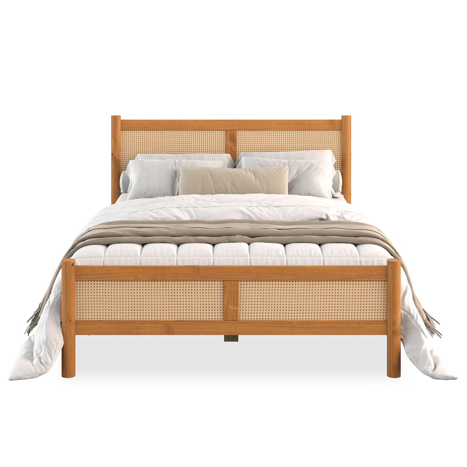 MASSIVHOLZBETT CEFIRA 140x190 cm Eiche - Eichefarben, Holz (140/190cm) - IDIMEX