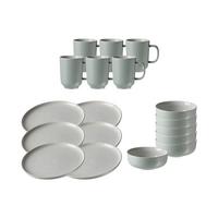 FRÜHSTÜCKSSERVICE Jasper mint 18er Set - Mintgrün, Keramik (2/2/2cm) - Ritzenhoff Breker