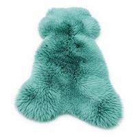 FELL Öko Lammfell Schaffell Teal Waldgrün ca. 110 cm - Waldgrün, Fell (60/110cm) - Provellus