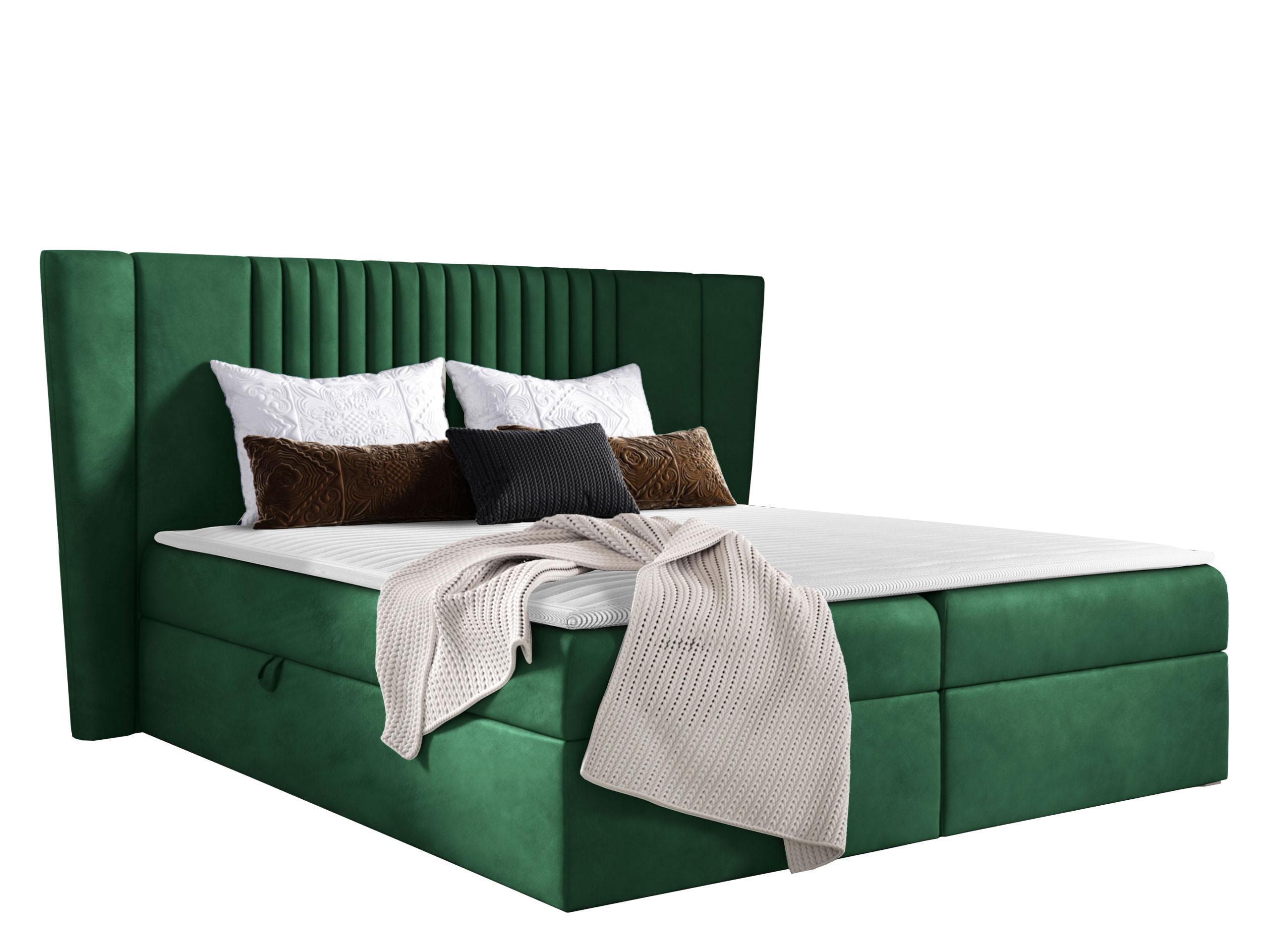 BOXBETT Spark - H3 - Smaragdgrün, Holz (160/200cm) - MIRJAN24