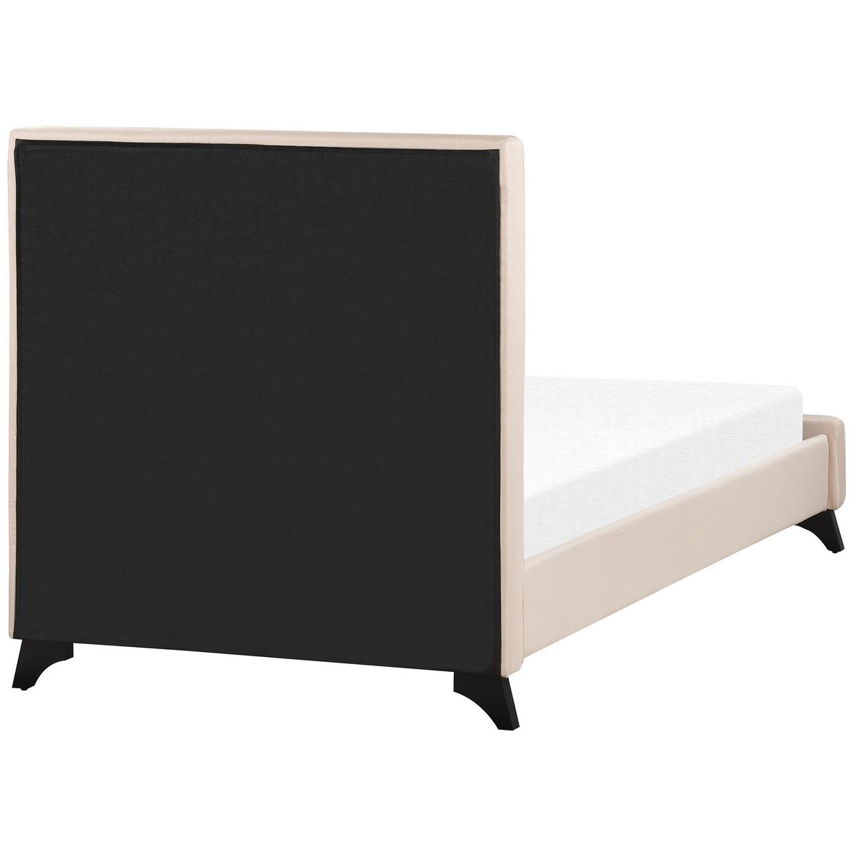 POLSTERBETT 90/200cm Beige Ambassador - Beige, Textil (90/200cm) - Beliani