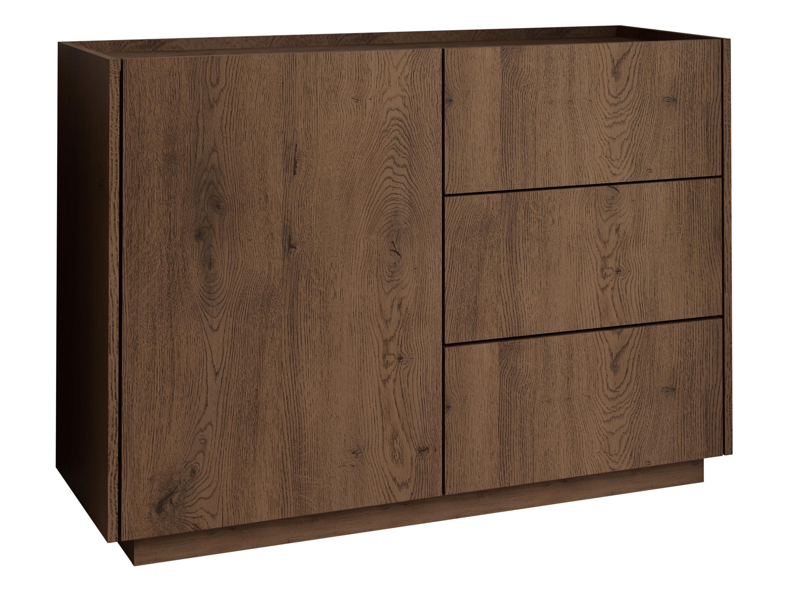 KOMMODE Mirtu KSZ100 - Nussbaumfarben, Holzwerkstoff (100/75/40cm) - MIRJAN24