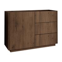 KOMMODE Mirtu KSZ100 - Nussbaumfarben, Holzwerkstoff (100/75/40cm) - MIRJAN24