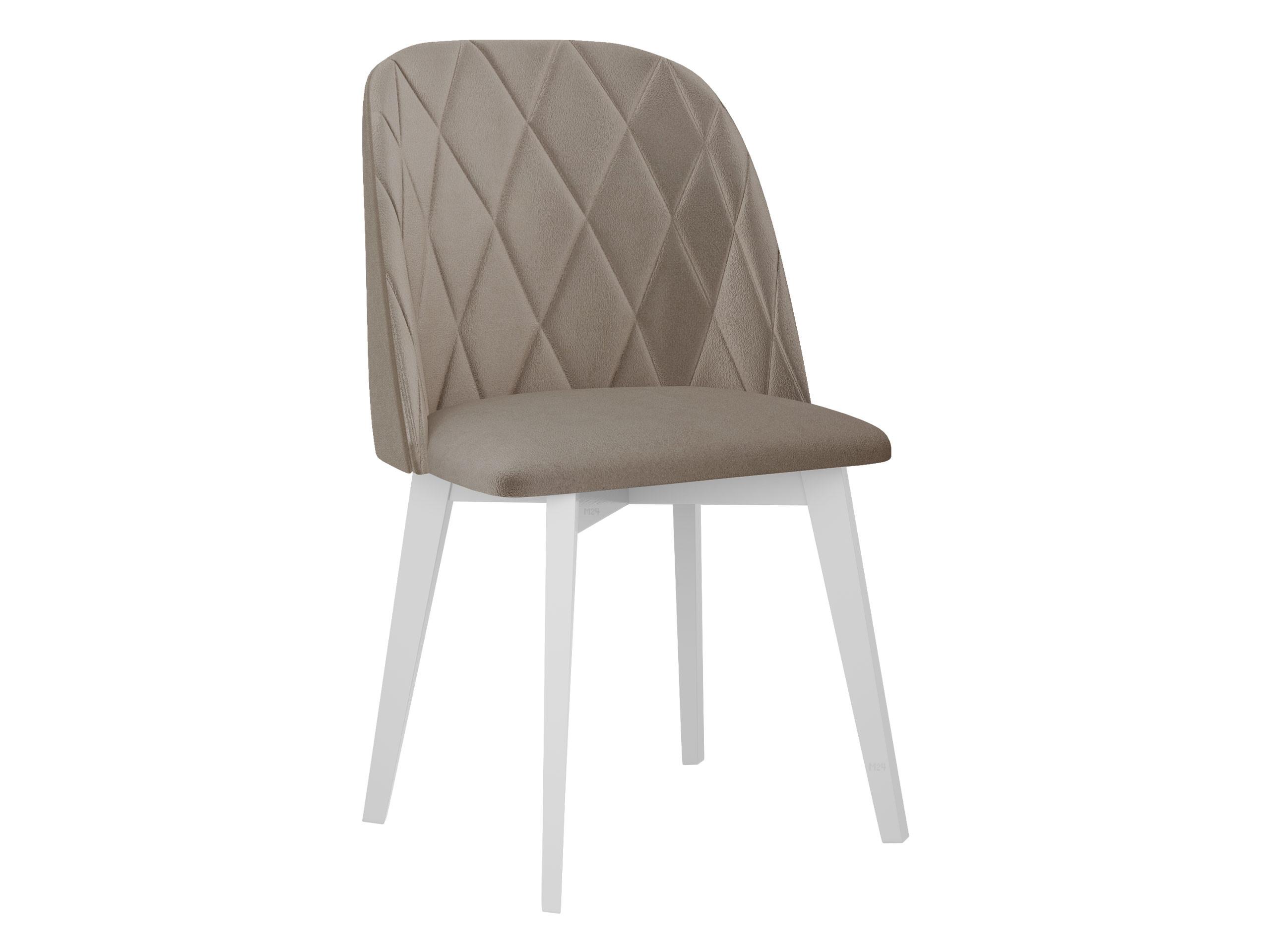 ESSZIMMERSTUHL Monti III Pik Raute - Naturfarben/Weiß, Holz/Textil (48/83/55cm) - MIRJAN24