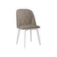 ESSZIMMERSTUHL Monti III Pik Raute - Naturfarben/Weiß, Holz/Textil (48/83/55cm) - MIRJAN24