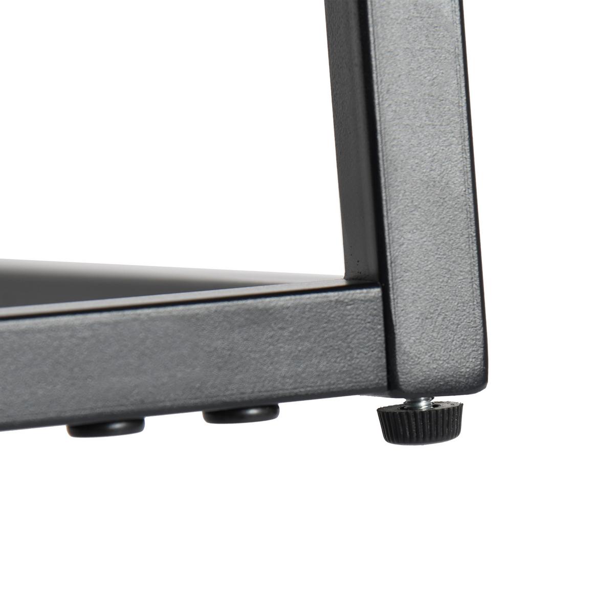 TV-SCHRANK 180 cm Hochglanz mit 4 Schränken & 8 Tischbeinen Für 80-Zoll Fernseher, verstellbare Trennwände, Stauraum - Weiß, Holzwerkstoff (180/49/40cm) - Urban Meuble
