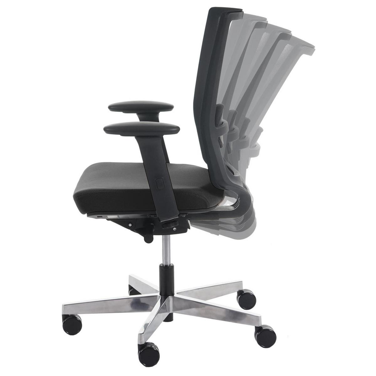BÜROSTUHL MERRYFAIR Schwarz - Schwarz, Textil (72/106/70cm) - MCW