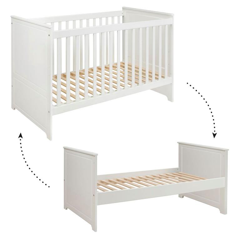 GITTERBETT 70/140 Weiß - Weiß, Holzwerkstoff (70/140cm) - Petits-meubles