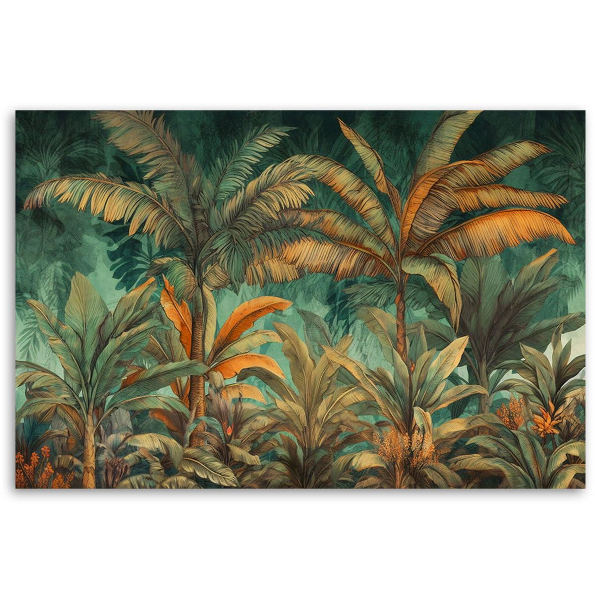KUNSTDRUCK Grün 60/40 cm - Grün, Textil (60/40cm) - KUNSTLOFT