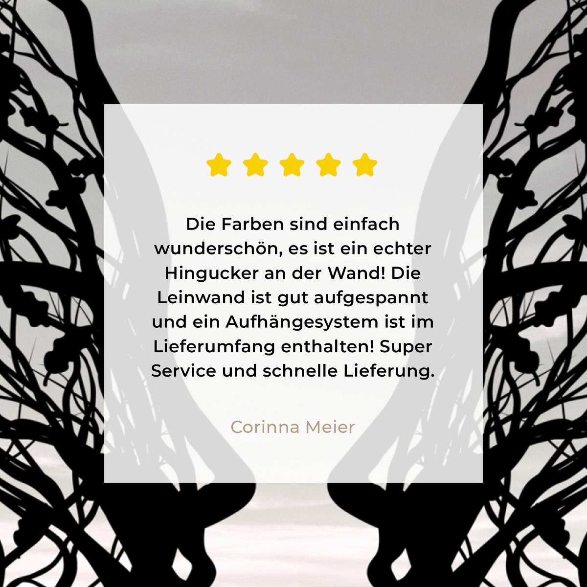 LEINWANDBILD Strand - Meer - Menschen - Baum - Moderne Kunst Wandbild Wohnzimmer 50x50 cm - Hellgrau, Textil (50/50cm) - MuchoWow