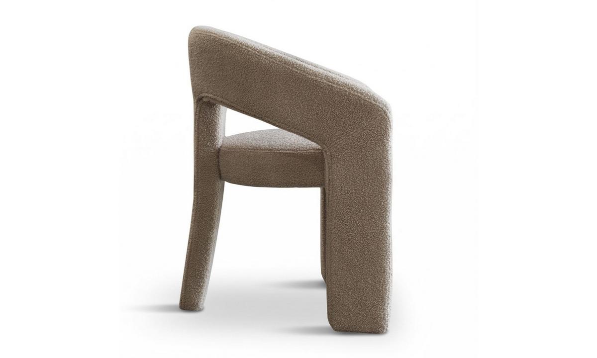 SESSEL NUBI 58/55/78 cm Bouclé Beige - Beige, Textil (58/78/55cm) - Lookway